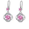Yun Miao Elegant Intertwined Circle Women's Earrings - Popular European & American Style