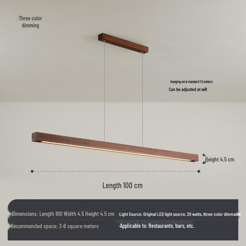 Dream Bubble Zen Style Solid Wood Dining Table Lamp