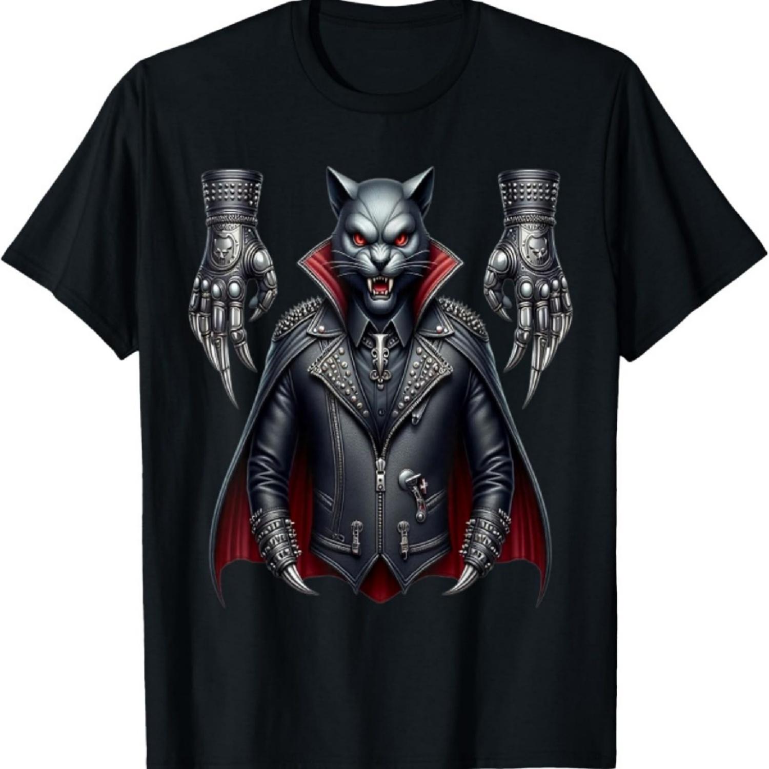 

Dracula’s Dark Elegance Vampire Night Tee. T-Shirt XXXXXL чорний
