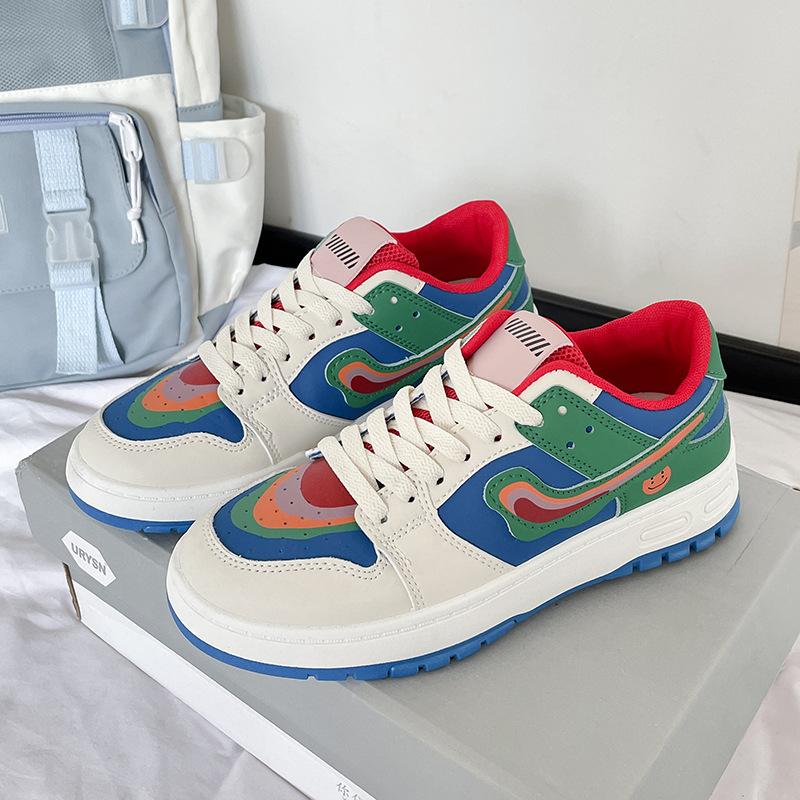 

Low-top Guochao little white shoes women s 2025 new autumn high street sports shoes ins versatile fashion casual board shoes 40