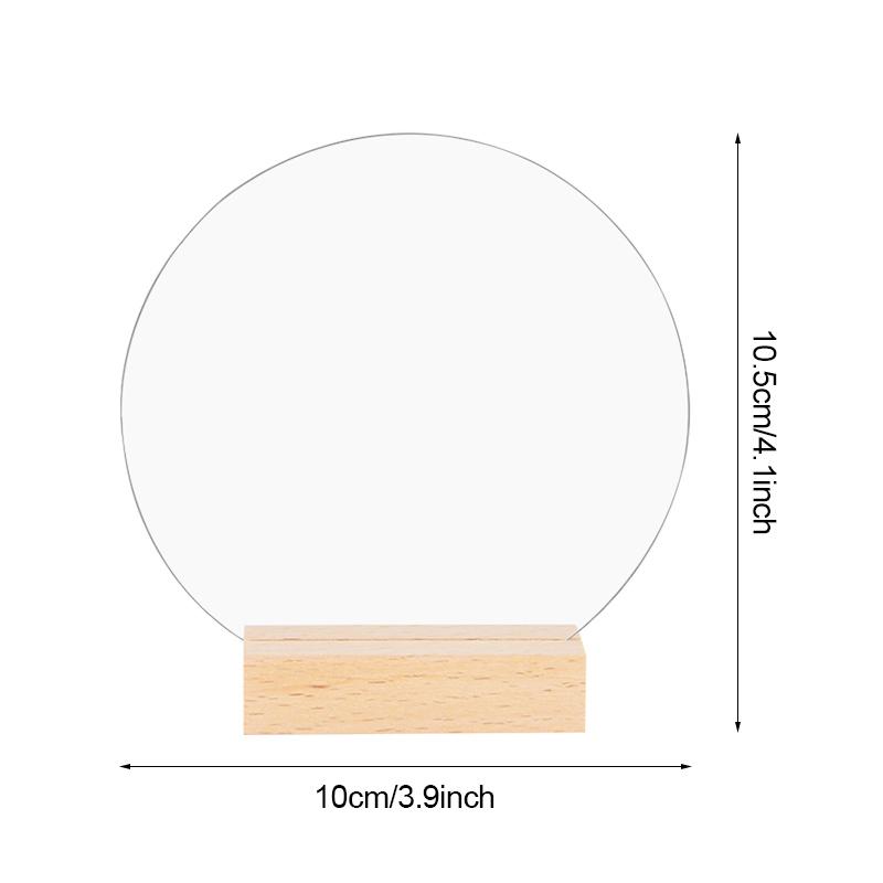 

1/5 шт. DIY пустой акриловый настольный знак с деревянной подставкой для украшения свадебного стола прозрачные карточки с цифрами праздничные принадлежности для вечеринок 1pcs