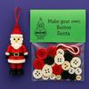 Button Christmas Tree Ornament Kits Handmade Button Snowman Craft Kit Christmas Tree Ornament for Parties Windowsills Garden