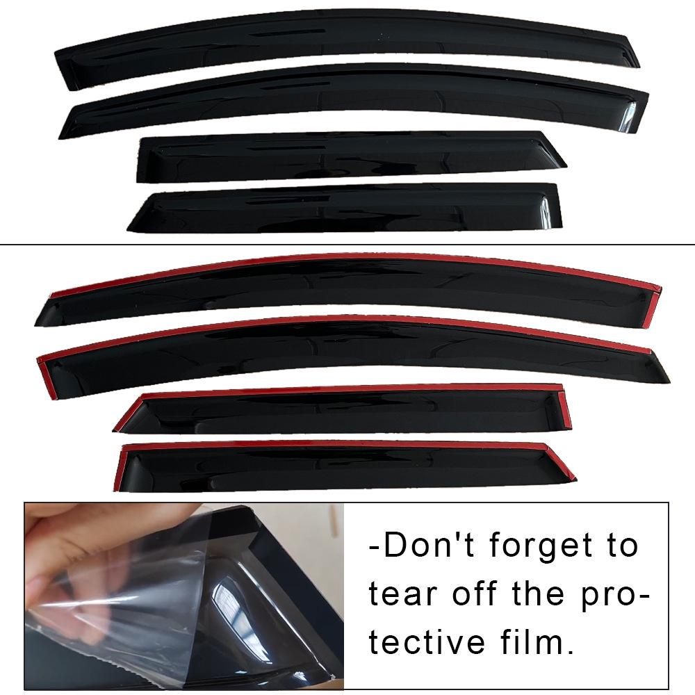 Ford Focus 2000-2007 ZX5 Hatchback Window Visors Rain Shields