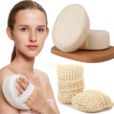 Natural Loofah Shower Rub Exfoliate Bath Sponge Bath Ball Healthy Massage Healthy Massage Brush Bath Brushes