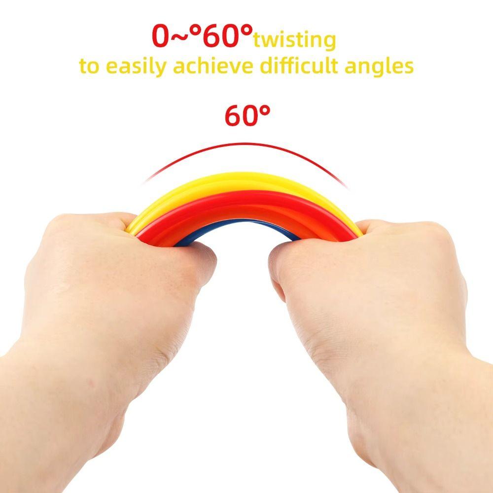 300pcs Assembly Straw Constructor Toys Plastic Children's Straw Building Block  Home Decoration