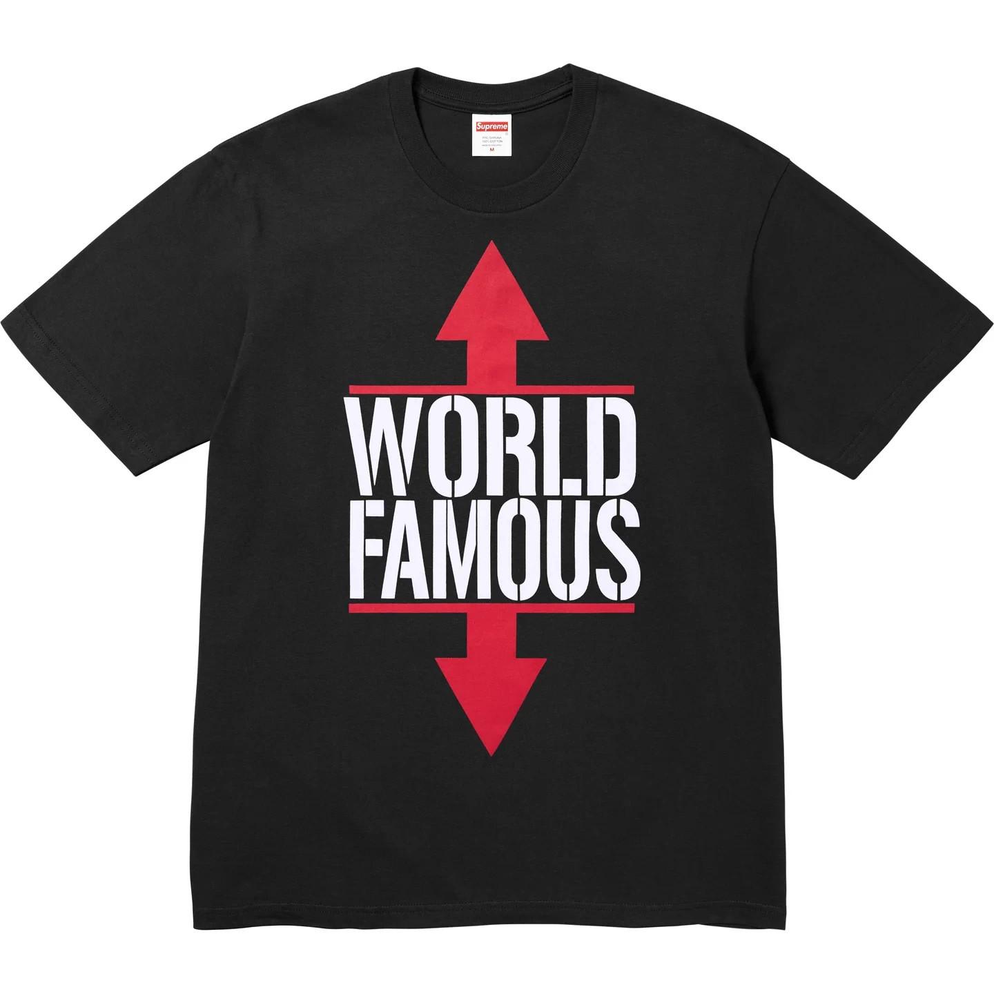 769975 Supreme World Famous Tee Black M