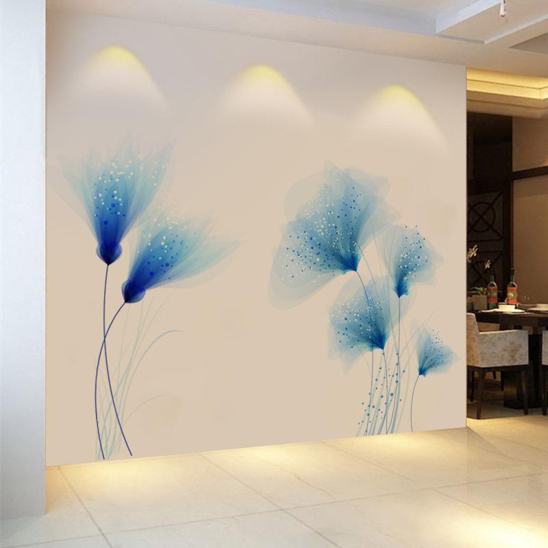 

1PC Fresh Tree Branches, Green Leaves, Wall Stickers, Bedroom, Living Room, Entrance, Home Decoration, Beautification, Wall Deco 40x90cm
