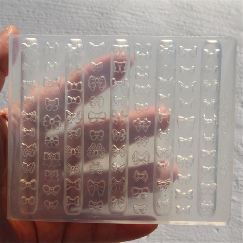 Creative Nail Art Silicone Mould for Easy Pattern and Creation Soft Materials Fit Various Nail Shapes and Length