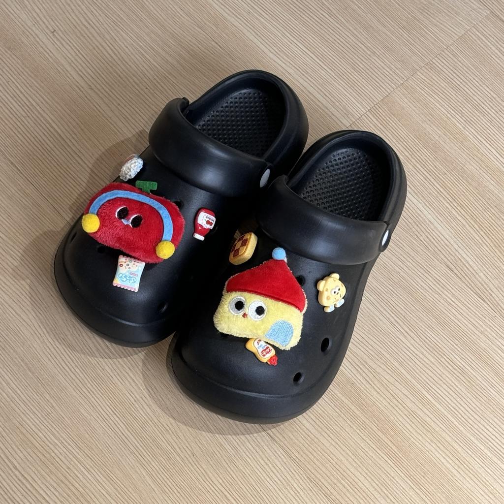 Hole shoes women's summer outer wear non-slip, breathable and non-smelly feet heightening beach sandals thick-soled bag head slippers