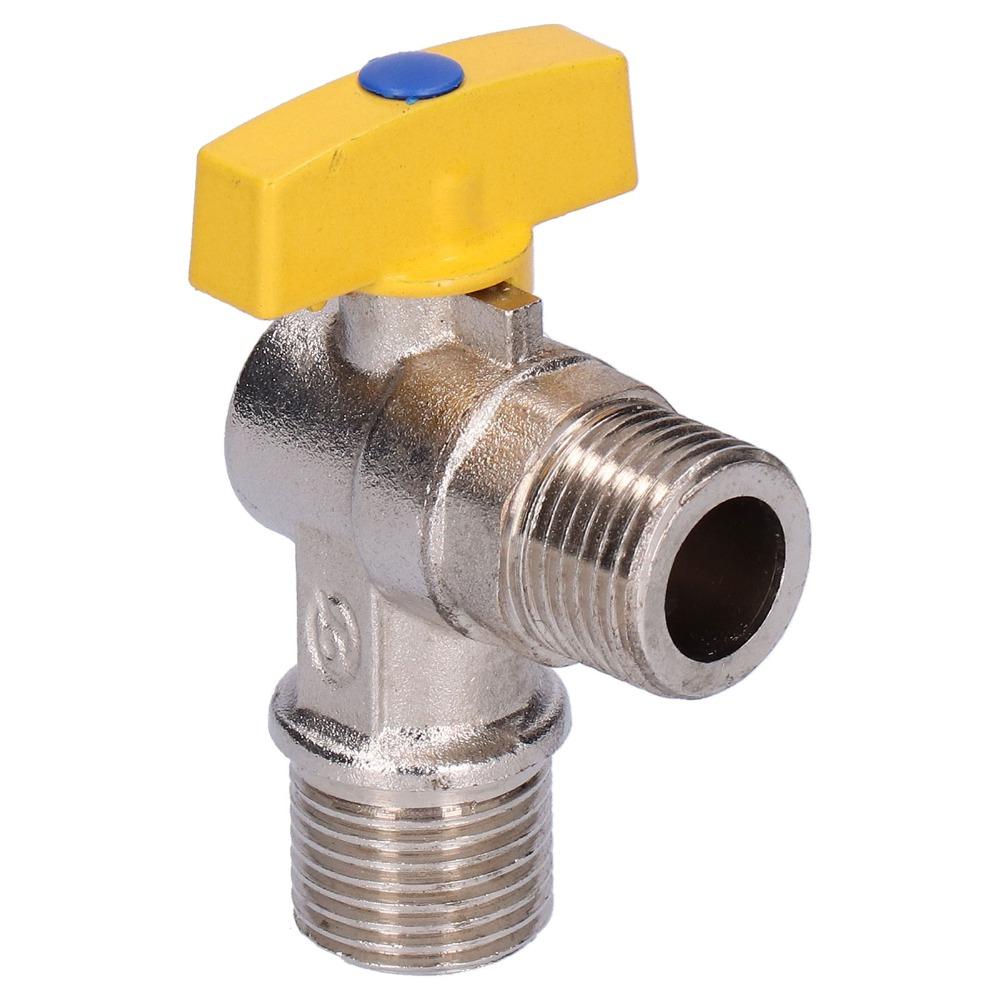 Brass Gas Angle Valve G1/2 Male Thread Elbow Valve Durable Shut Off Valve Coal Gas