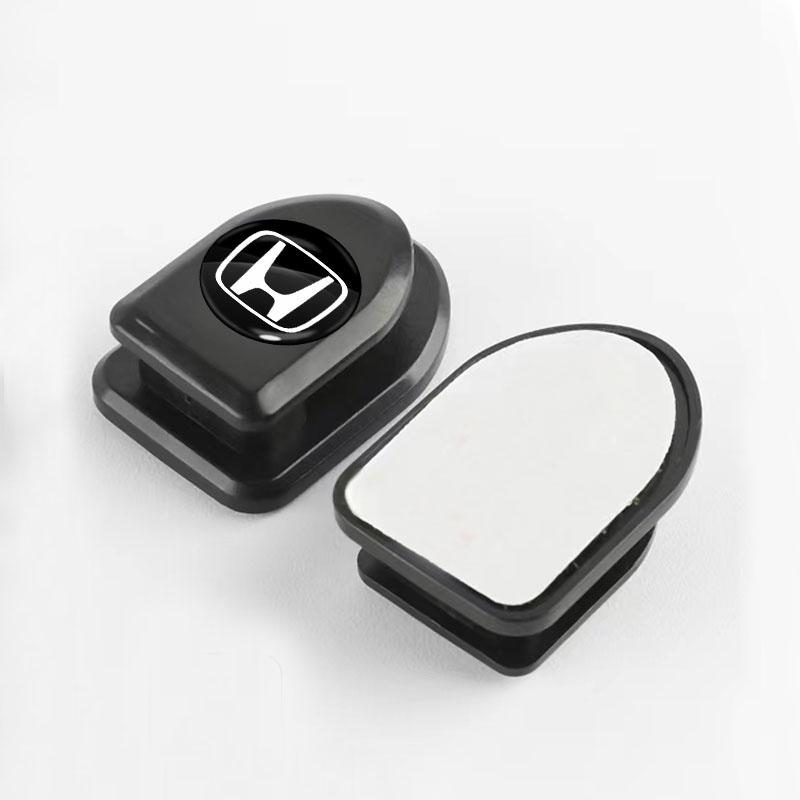 Mini Autohaken Schwarz Selbstklebend Unsichtbare Haken Innenraum Aufbewahrungshalter für Honda Mugen Power Honda Civic Accord CRV Hrv Jazz