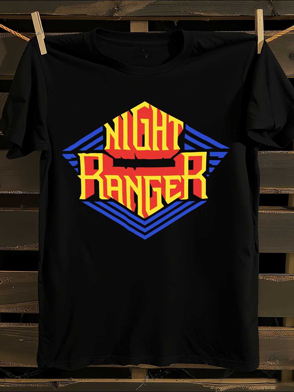 

Night Ranger Logo T-Shirt Mens Tshirt Womens Tshirts with Letters Print Short Sleeves T-Shirt Casual Street Tee Shirt Top XXXL