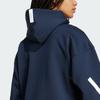 adidas Hooded Zip-Up Drop Shoulder Long Sleeve Jacket Men Jacket Ink-Blue JW4718