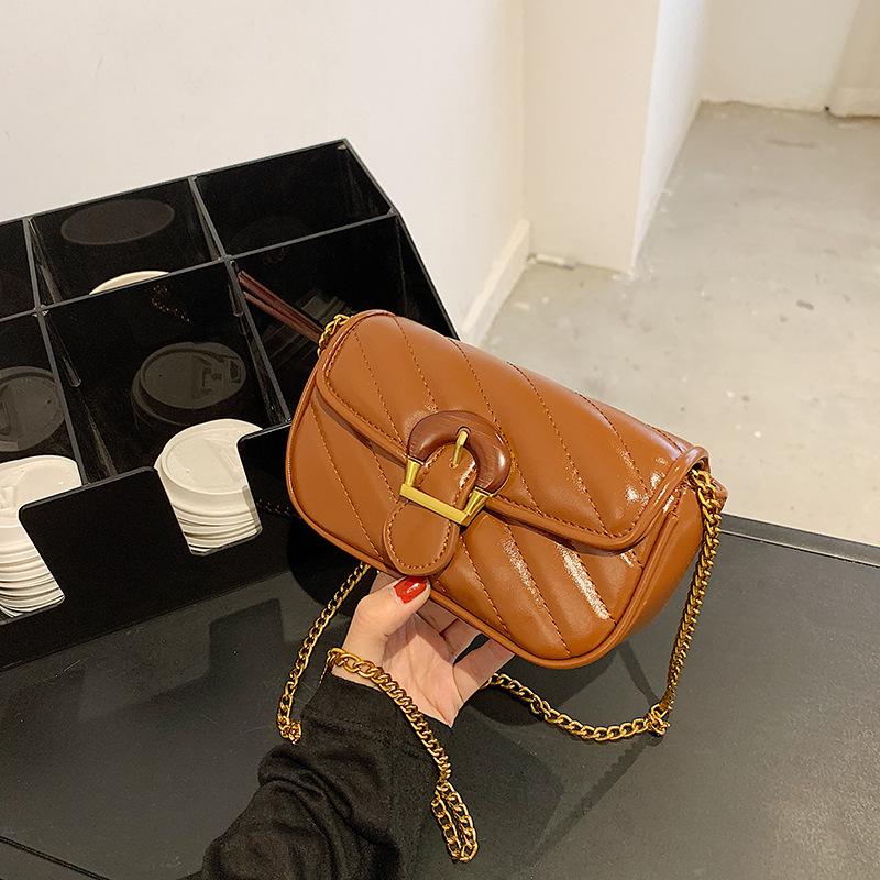 Fashion Small Square Bag Single Shoulder Diagonal Portable Lady Bag