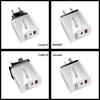 USB Travel Charger QC3.0+PD, 5V/9V/12V, EU/US Standard, Fast Charging