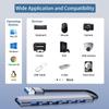 7-in-1 USB C Docking Station USB 3.0 HUB Type C HUB Adapter 5Gbps High Speed USB C Splitter OTG Adapter for PC Laptop Macbook