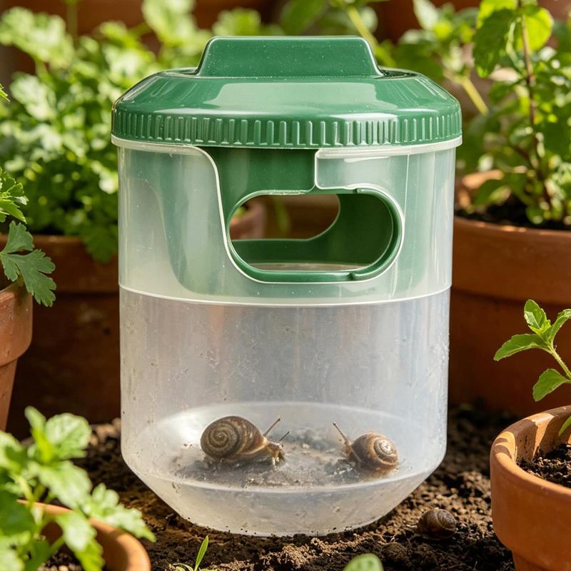 Garden Snail Cage Farm Protector Slug House Reusable Snails Traps Cages Bait Station Insect Repeller Catcher Box Gintrap Tools