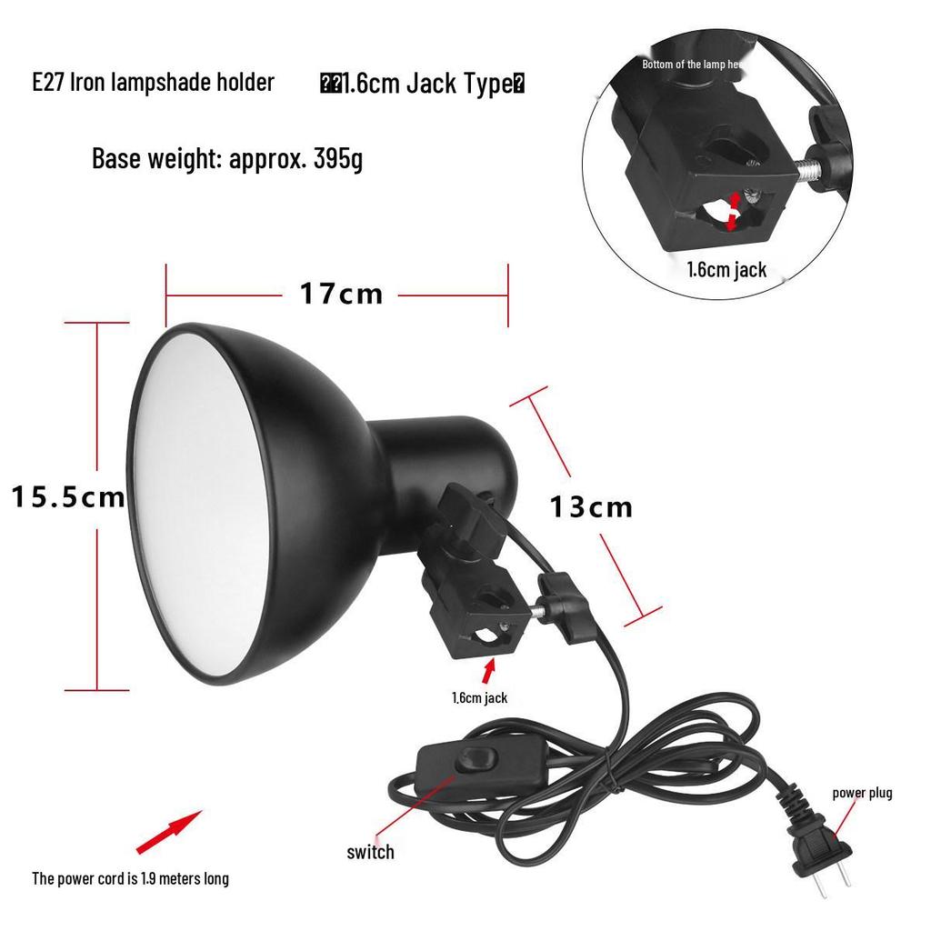 Space-saving E27 Universal Desk Lamp: Student Eye Protection Reading Light for Home or Bedside.