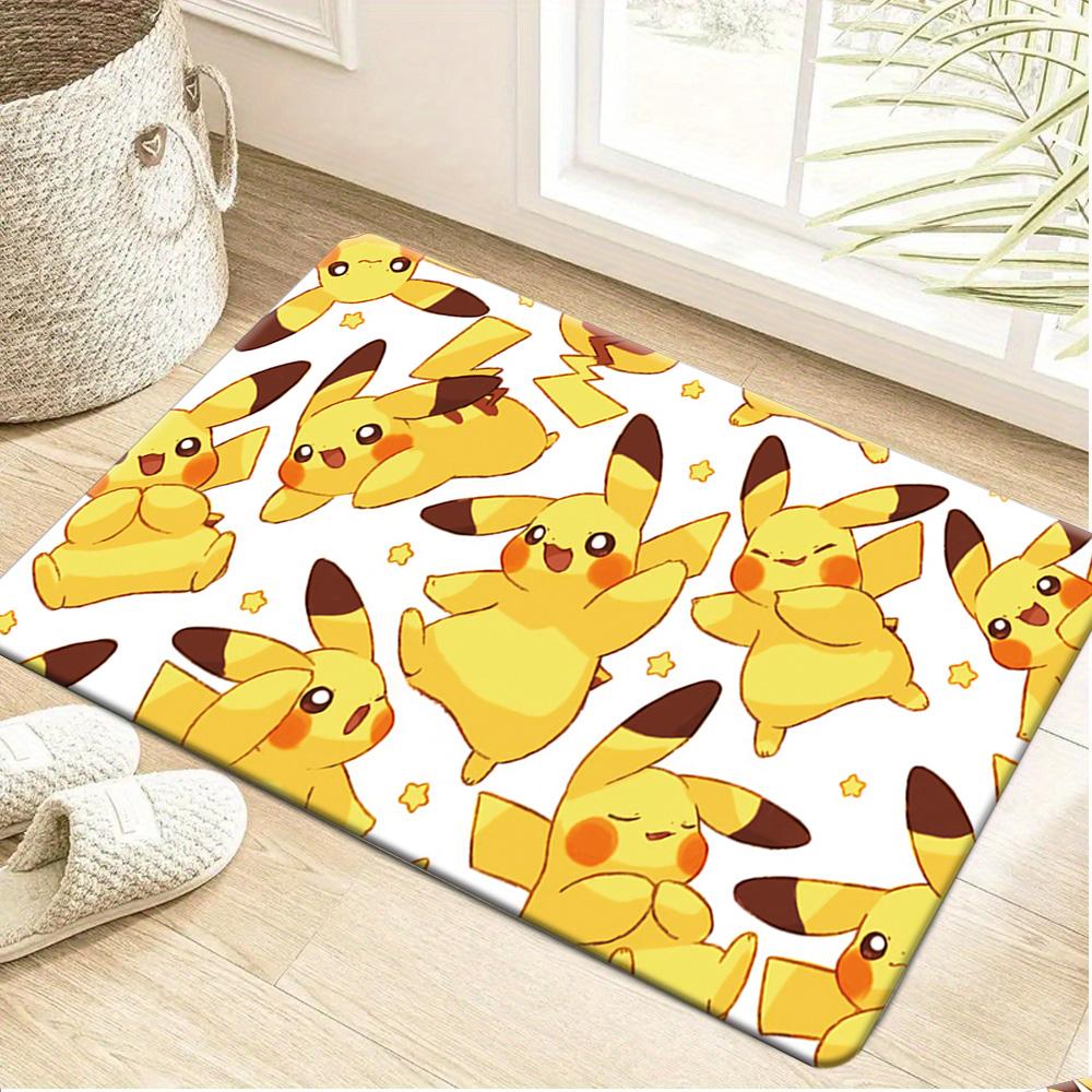 

Anime Pokemon Gengar Evolution Family Pink Swirl Print Non-slip Doormat, Soft Absorbent Floor Rug for Bathroom Bedroom Entrance, 40cm x 60cm
