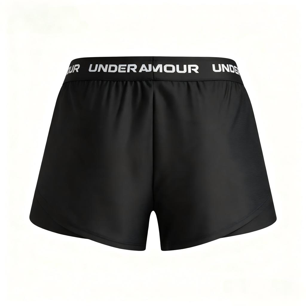 Under Armour Tech Play Up Lightweight Training Shorts Women Shorts Black 1390379-001