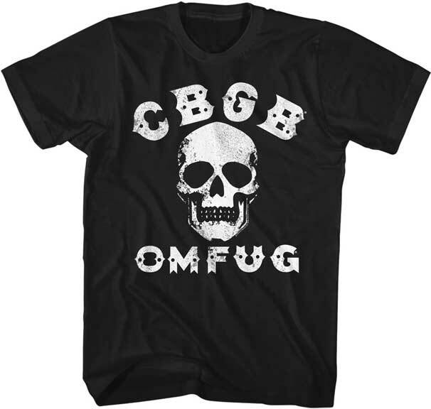 CBGB OMFUG Home Of Underground Rock Skull Men T Shirt Music Merch XXL