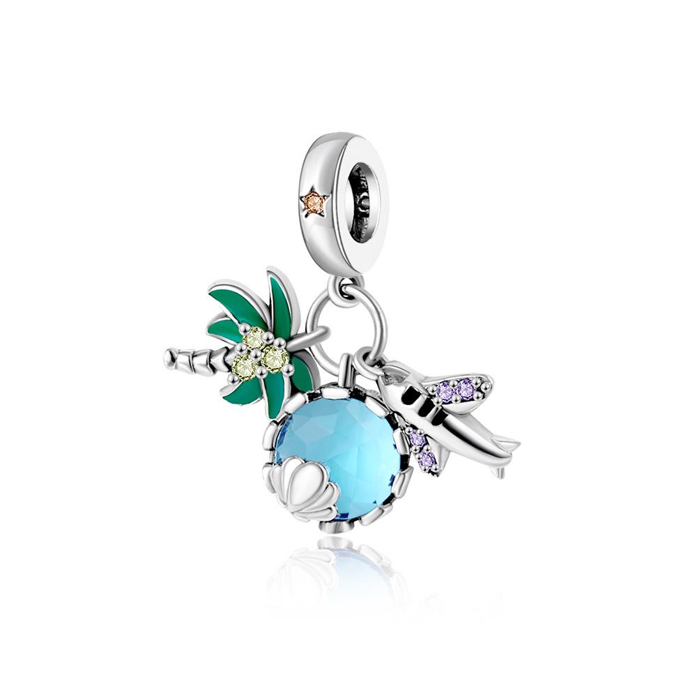 Bransoletka z koralików Sowa i Kwiat z zawieszką DIY na Graduation i Podróż