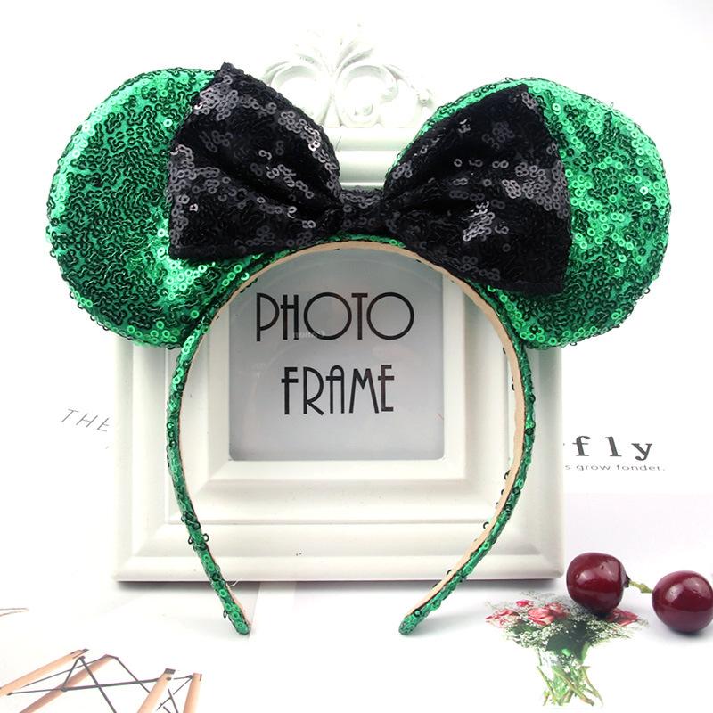 Sparkling Bow Headband for Adults and Children for Princess Photo Shoots and Amusement Park Hair Accessories