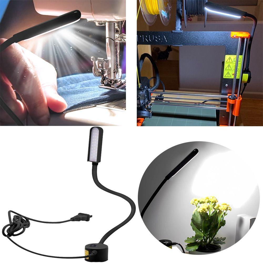 Magnetic Base Led Sewing Machine Light Flexible Gooseneck Desk Light  Music Stand