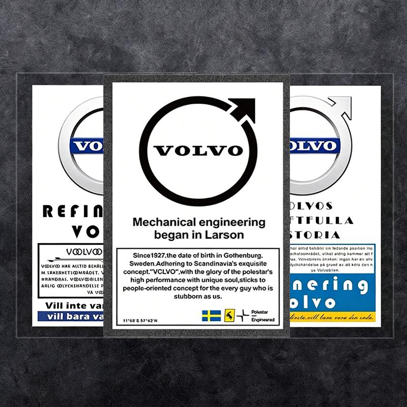JDM Car Window Static Cling Sticker Waterproof Windshield Side Window Decal for Volvo XC60 XC90 S60 S90 XC40 Auto Accessories