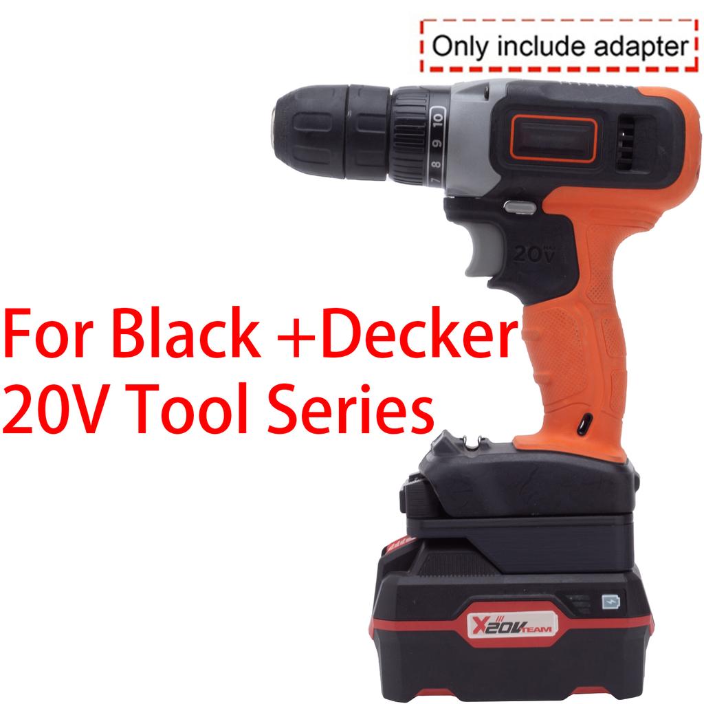 Battery Adapter Converetr For Black+Decker 20V Li-ion Tool To Lidl Parkside X20V Li-ion Battery Adapter Power Tool Accessory