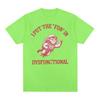 I Put The Fun In Dysfunctional Tshirt Funny Vintage Cat Meme Cartoon Tee Shirt Unisex Women Summer Streetwear Casual Humor T Shirt
