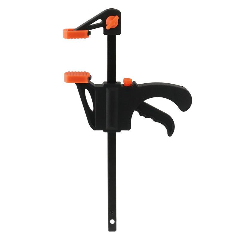 4" Adjustable Compression Woodworking F Clamp - Strong Wood Board Fixing Tool