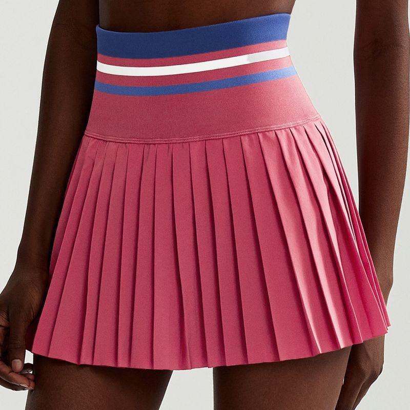 Sports Fitness Yoga Wear Suit Female Exposure-Proof Skirt Pocket Tennis Skirt Quick-Drying Shockproof Beauty Back Exercise Bra