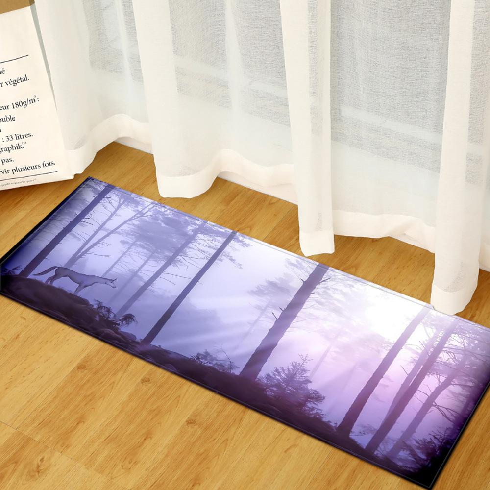 Unicorn Carpet Long Floor Mat Love Theme Doormat