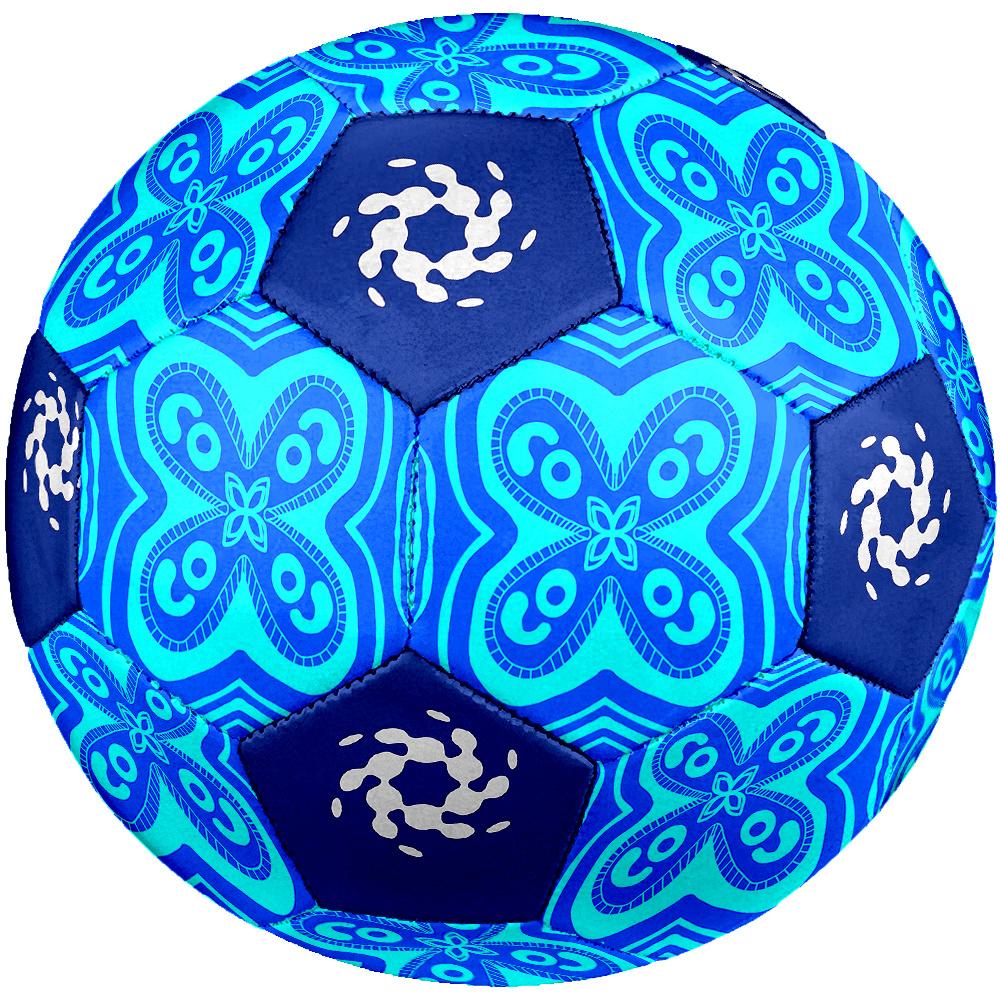 1PC Blue Butterfly Abstract Liquid Shapes Soccer Ball Size 5 Football Machine Sewn Indoor/Outdoor Universal Football n41