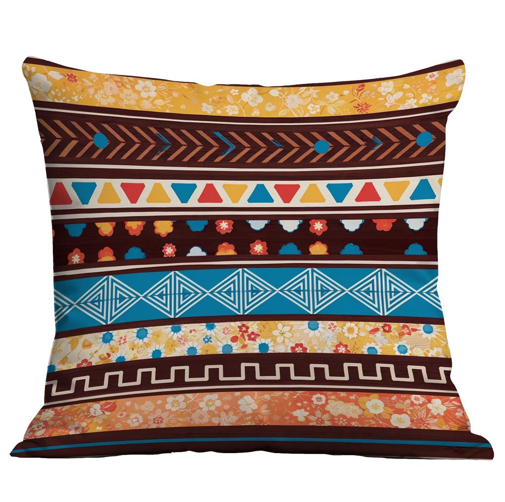 Bohemian Ethnic Style Pillow Cover Living Room Sofa Cushion Hotel Teahouse Pillow Cushion Cover Premium Durable
