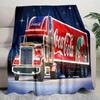 Cocacola Vintage Bottle Blanket Soft Comfortable All Seasons Perfect Sofa Office Naps Blanket Gift Idea Birthday Present Christmas Gift