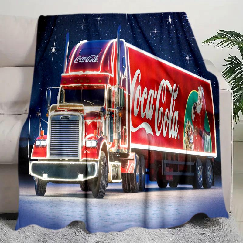 Cocacola Vintage Bottle Blanket Soft Comfortable All Seasons Perfect Sofa Office Naps Blanket Gift Idea Birthday Present Christmas Gift