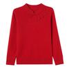 Mom's Stylish 100% Wool Winter Sweater - Elegant Chinese Design for Middle-Aged and Elderly Women