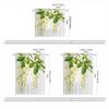 Floral Curtains Leaf Bloom Print Living Room Bedroom Dining Curtain With Sheer Polyester Machine Washable Perfect For Great