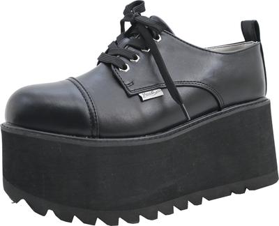 Yosuke Platform Shoes, 6318006, Men's, Black, Size 27.0 Cm