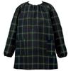 COLORFUL CANDY STYLE Long Sleeve Smock for Kindergarten and Tartan Check and Dark N1139920 Boys' Daycare, 120-130cm, Green,