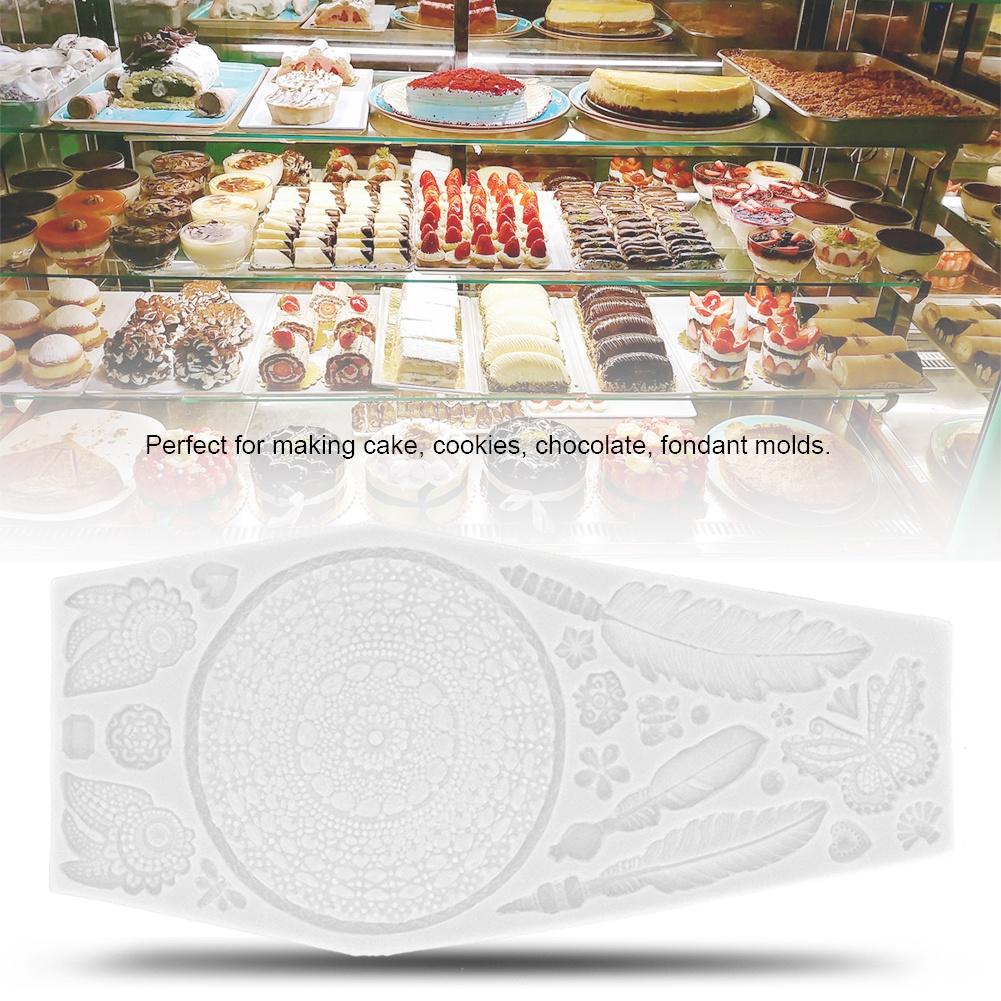 Texture Silicone Mold Cake Fondant   Chocolate Mould Decorating Baking Tool