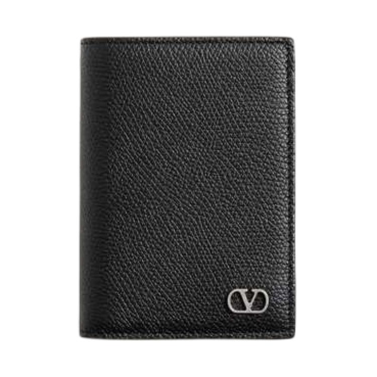 

Valentino Iconic Logo Leather Card Holder Men Accessories Black Y2P0V06UAG0NO Basic Set (Bag+Dust Bag)