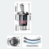 Sturdy Oxidized Metal Toggle Switches With Three Positions and Builts In LED Light Display for Easy Controlled