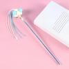 Funny Cat Stick Toy Flexible Long Pole Cat Teaser Wand with Bell And Tassel Interactive Pom-Poms Teaser Wand for Indoor Cats
