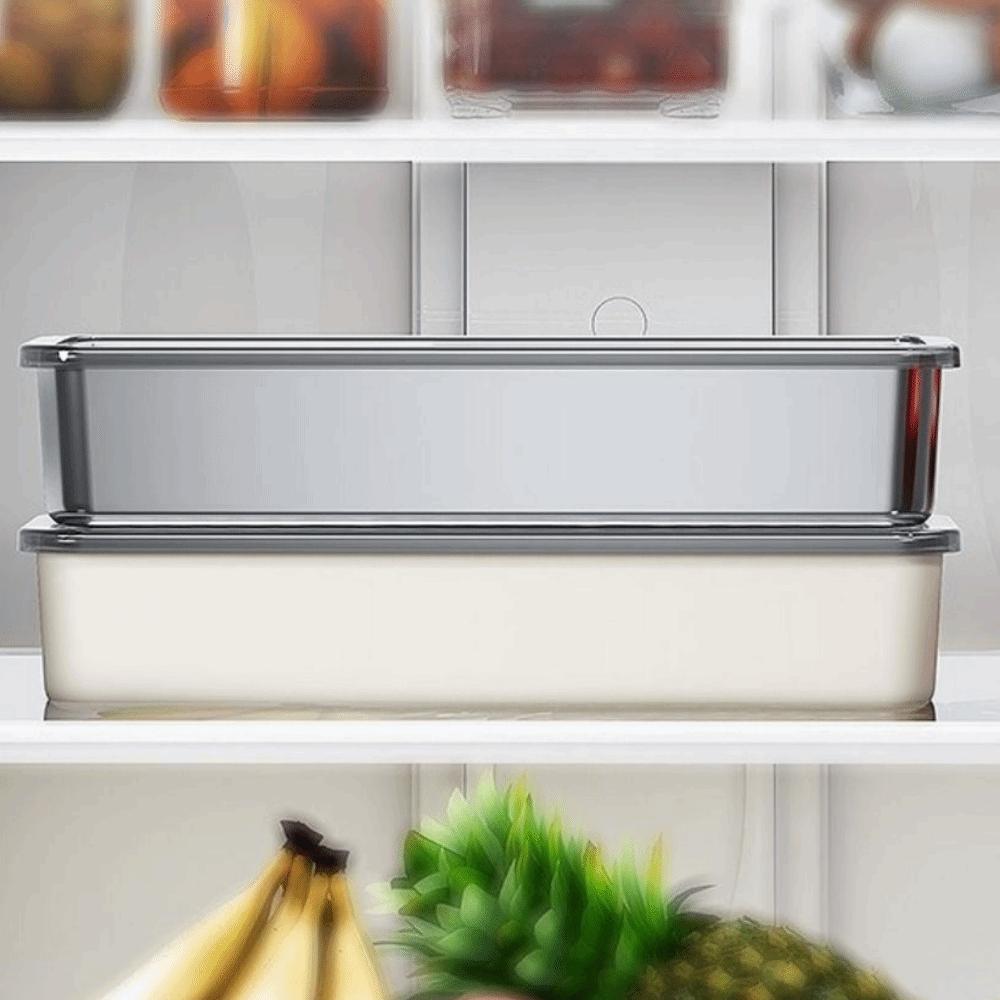 Large Capacity Food Storage Container Rectangle Meat Fresh-keeping Box  Freezer Storage