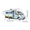 1/32 Alloy Motorhome Toy Diecast Metal Recreational Vehicle for Party