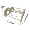 Chicken Perch For Coop Wooden Roosting Resting Swing For Coop Wooden Chicken Perch For Indoor Outdoor Farm Exercise Backyard
