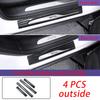 For BYD Sealion 06 EV/DMI 2025 2026 Car Door Sill Guards Protector Threshold Trim Cover Sticker Modification Accessories